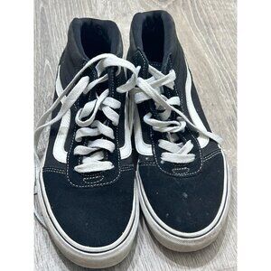 VANS Hi-Top Shoes Women's Size 6 Lace Up Running Shoes Black